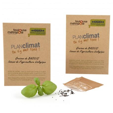 Sachet kraft personnalisé avec des graines à semer