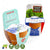 Kit de plantation terre cuite 70 mm avec graines à faire pousser modèle avec fronton personnalisé