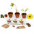 Kit de plantation Trio de pots terre cuite avec graines à semer