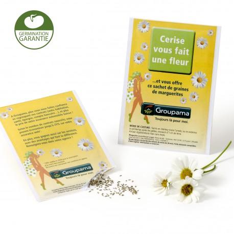 Sachet de graines publicitaire 87 x 127 mm personnalisé