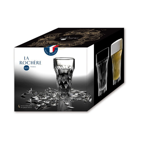 Coffret 4 chopes à bière La Rochère® fabrication France 🇫🇷