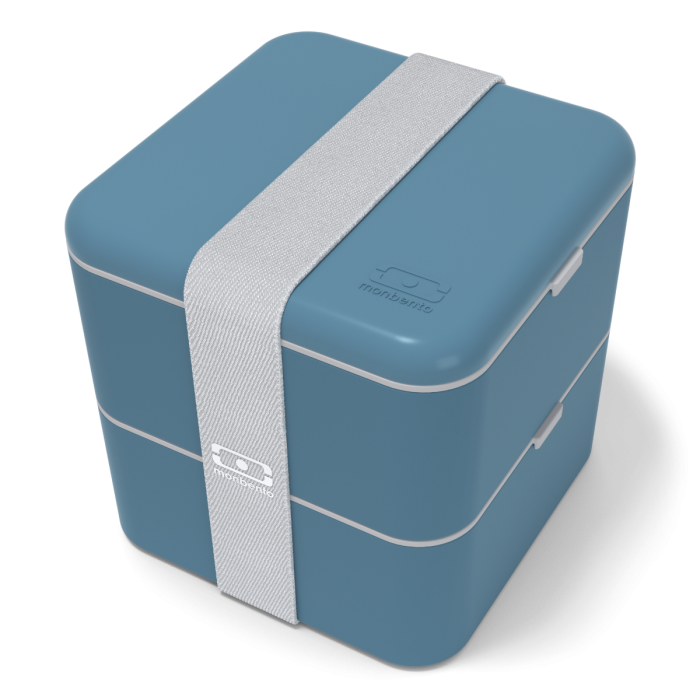 Boîte à repas lunchbox Mon Bento® carré personnalisable
