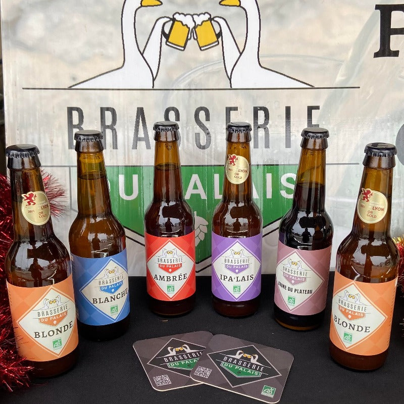 Coffret bières Bio artisanales Brasserie du Palais®